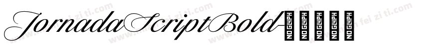 Jornada Script Bold字体转换